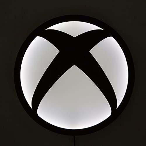 Xbox Logo 12-Inch Hanging LED Neon Wall Light Sign | Ready to Hang Wall Decor Artwork
