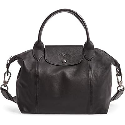 Longchamp Ladies Le Pliage Cuir Top Handle Bag