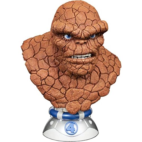 Diamond Select Toys Marvel The Thing Legends in 3-Dimensions 1:2 Scale Bust,Multicolor,10 inches,FEB222115