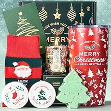 Unique Gift Sets for Women - Coworkers, Teacher, Sister, Mom, Wife, Friend - Xmas Gift Baskets, Christmas Tumbler