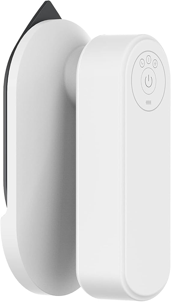 LANRU Portable Mini Electric Iron Cordless Rechargeable Dry Iron Wrinkle Remover Touch-Up Ironing for Home Business Trip Travel