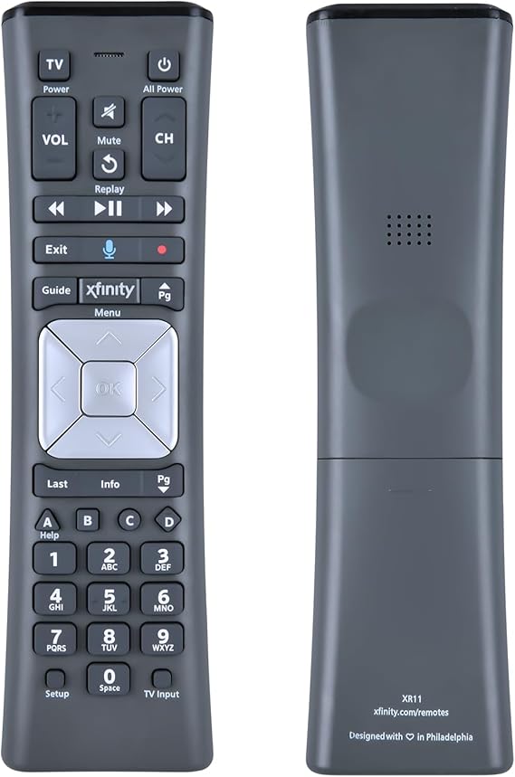 New Replacement Xfinity XR11 Voice Remote Control for XFinity Comcast Activated Cable TV Backlit Remote Control