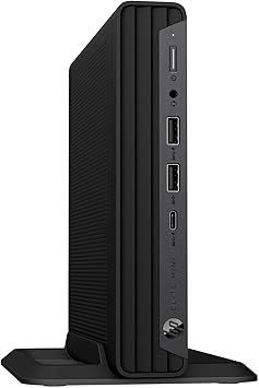 HP Elite Mini 800 MFF Desktop Computer for Business, Intel Core i9-14900, with 16GB DDR5 RAM, 1TB PCIe SSD, 2 DisplayPort, WiFi 6, RJ-45, wired Keyboard & Mouse & Stand, Windows 11 Pro, Carbon Black