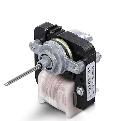 CROSSDESIGN Evaporator Fan Motor for Refrigerator 240369701 Compatible with FrigidaireKenmoreFit WestinghouseGibson, CrosleyFit ElectroluxUni