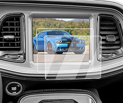 2023 Dodge Challenger Screen Protector - For 2015-2023 ChallengerRT Scat Pack, SRT Hellcat, SRT Hellcat Redeye, and SRT Super Stock 8.4-Inch Touch Screen - 9H Hardness Tempered Glass 2015-2023 Challenger Accessories2 Pcs