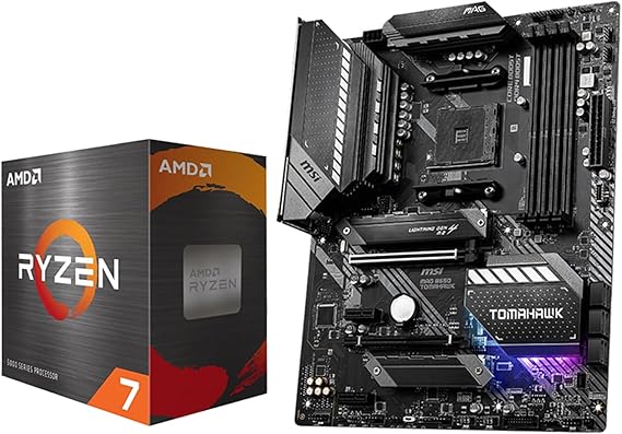 Micro Center AMD Ryzen 7 5800XT Desktop Processor with MSI MAG B550 Tomahawk MAX WiFi Gaming Motherboard (AM4, DDR4, PCIe 4.0, M.2, USB 3.2 Gen 2, Wi-Fi 6E)
